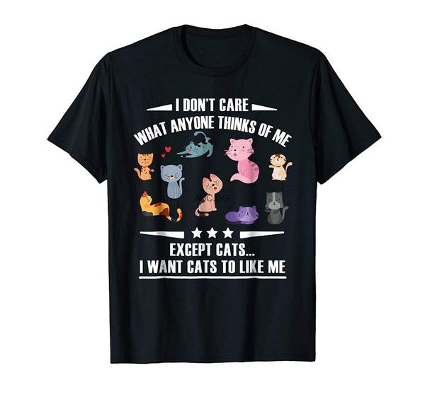 men's t-shirts i don't care what anyone thinks of me except cats t-shirt, White;black
men's t-shirts i don't care what anyone thinks of me except cats t-shirt, White;black