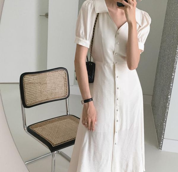 casual dresses women elegant single breasted mid solid short sleeve office lady summer sundress, Black;gray
casual dresses women elegant single breasted mid solid short sleeve office lady summer sundress, Black;gray