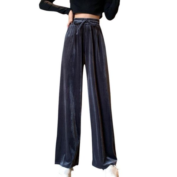 spring high waist pants loose drape wide-leg casual women's trousers z & capris, Black;white
spring high waist pants loose drape wide-leg casual women's trousers z & capris, Black;white