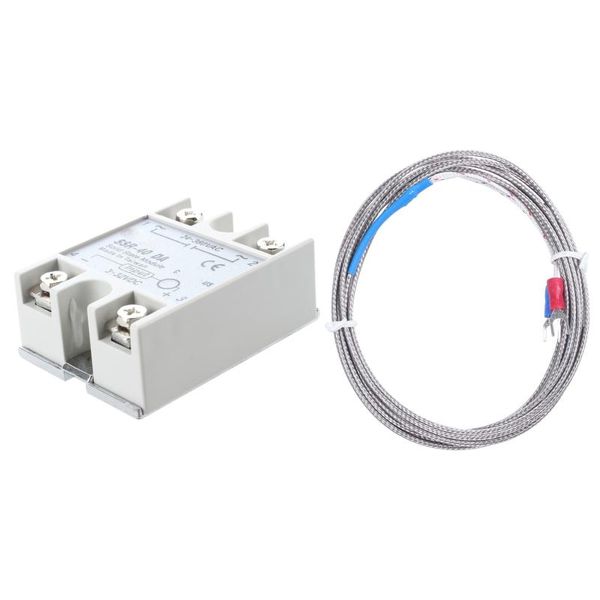 smart home control ssr-40da solid relays 3-32v dc/380v 24-ac/40a with 9mmx5mm probe ring k type thermocouple temperature sensor 2m 6.6ft
smart home control ssr-40da solid relays 3-32v dc/380v 24-ac/40a with 9mmx5mm probe ring k type thermocouple temperature sensor 2m 6.6ft