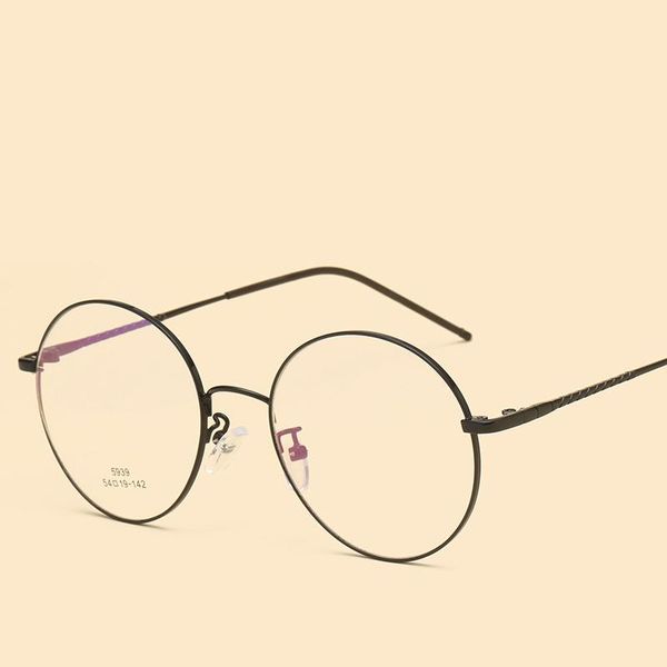 fashion sunglasses frames the retro round glasses frame female korean version of trend men's light myopia art flat mirror, Black
fashion sunglasses frames the retro round glasses frame female korean version of trend men's light myopia art flat mirror, Black