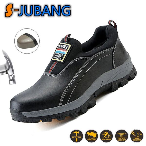 boots puncture proof mens work waterproof genuine leather steel toe saftey shoes indestructible working zapatos lgj058, Black
boots puncture proof mens work waterproof genuine leather steel toe saftey shoes indestructible working zapatos lgj058, Black