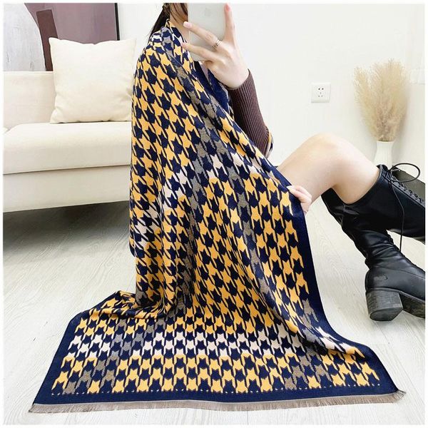 scarves 2021 luxury cashmere scarf winter women pashmina shawls warm blanket wraps female foulard bandana thick hijab cachecol, Blue;gray
scarves 2021 luxury cashmere scarf winter women pashmina shawls warm blanket wraps female foulard bandana thick hijab cachecol, Blue;gray