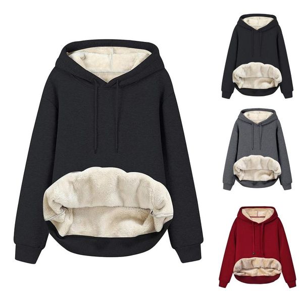 women's hoodies & sweatshirts women thick fleece sweatshirt lined winter velvet warm blouse streetwear hoodie aesthetic bluzy damskie, Black
women's hoodies & sweatshirts women thick fleece sweatshirt lined winter velvet warm blouse streetwear hoodie aesthetic bluzy damskie, Black