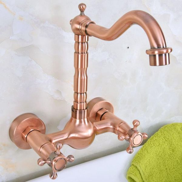 bathroom sink faucets antique red copper brass kitchen faucet mixer tap swivel spout wall mounted dual cross handles mnf945
bathroom sink faucets antique red copper brass kitchen faucet mixer tap swivel spout wall mounted dual cross handles mnf945