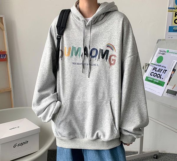 men's hoodies & sweatshirts 2021 winter men letter print hip hop hooded pullover mens japanese streetwear male korean fashions, Black
men's hoodies & sweatshirts 2021 winter men letter print hip hop hooded pullover mens japanese streetwear male korean fashions, Black