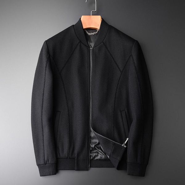 men's jackets wool male jacket luxury ribbon decoration baseball collar mens and coats fashion slim woolen man m-4xl, Black;brown
men's jackets wool male jacket luxury ribbon decoration baseball collar mens and coats fashion slim woolen man m-4xl, Black;brown