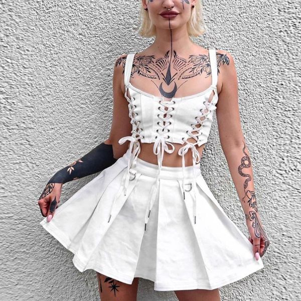 women's tanks & camis women gothic punk sleeveless white crop square neck camisole hollow out crisscross lace-up corset slim vest
women's tanks & camis women gothic punk sleeveless white crop square neck camisole hollow out crisscross lace-up corset slim vest