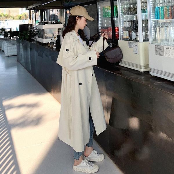 women's trench coats brand fashion double-breasted long women coat beige lady duster female windbreaker spring autumn fall outerwear, Tan;black
women's trench coats brand fashion double-breasted long women coat beige lady duster female windbreaker spring autumn fall outerwear, Tan;black