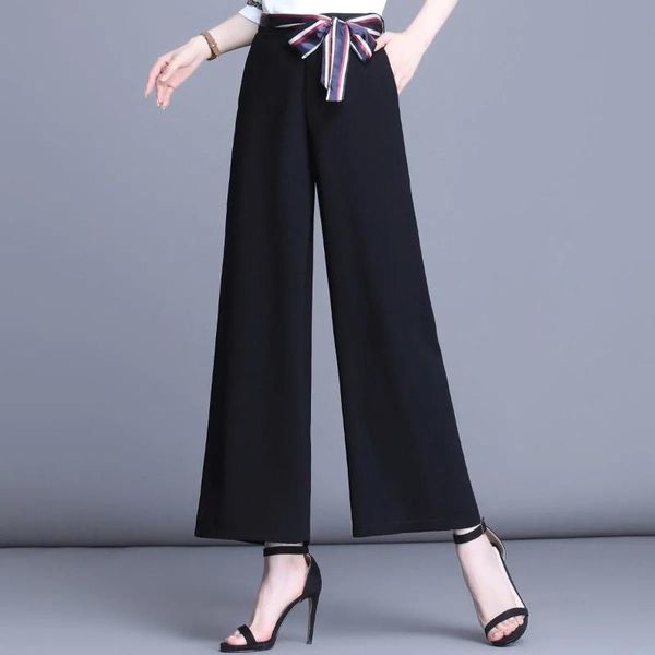 women 2021 summer fashion solid color loose trousers female casual ladies high waist wide leg pants e77 women's & capris, Black;white
women 2021 summer fashion solid color loose trousers female casual ladies high waist wide leg pants e77 women's & capris, Black;white