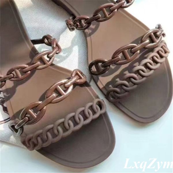 80% off shoes outside slip on soft pvc flat slides fashion brand beach shoes casual summer slipper european five chain sandals, Black
80% off shoes outside slip on soft pvc flat slides fashion brand beach shoes casual summer slipper european five chain sandals, Black