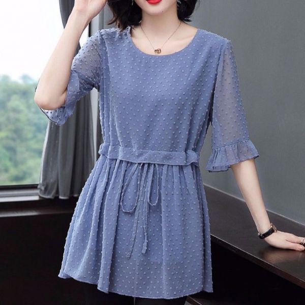 T-shirt T-shirt Chiffon women's new summer 2021 large size loose waist show thin sleeve top medium length foreign style small shirt, White
T-shirt T-shirt Chiffon women's new summer 2021 large size loose waist show thin sleeve top medium length foreign style small shirt, White
