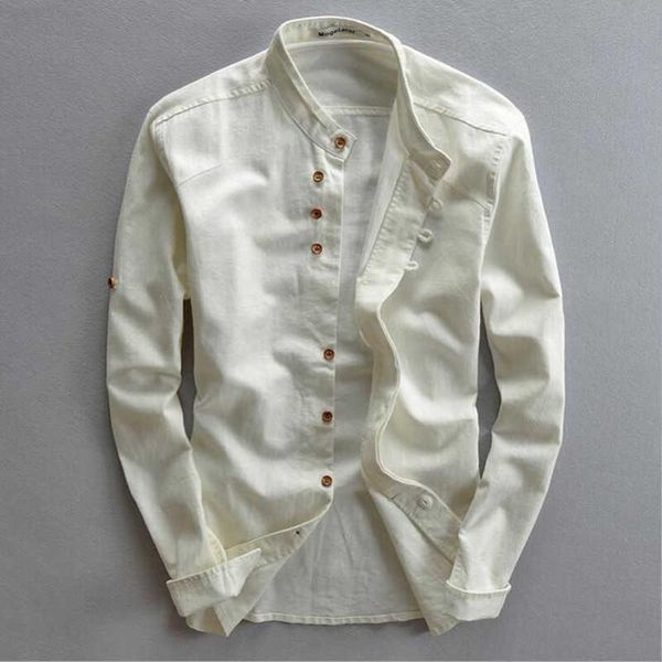 men's casual shirts spring mandarin collar full sleeves cotton linen shirt men white black khaki chinese summer
men's casual shirts spring mandarin collar full sleeves cotton linen shirt men white black khaki chinese summer