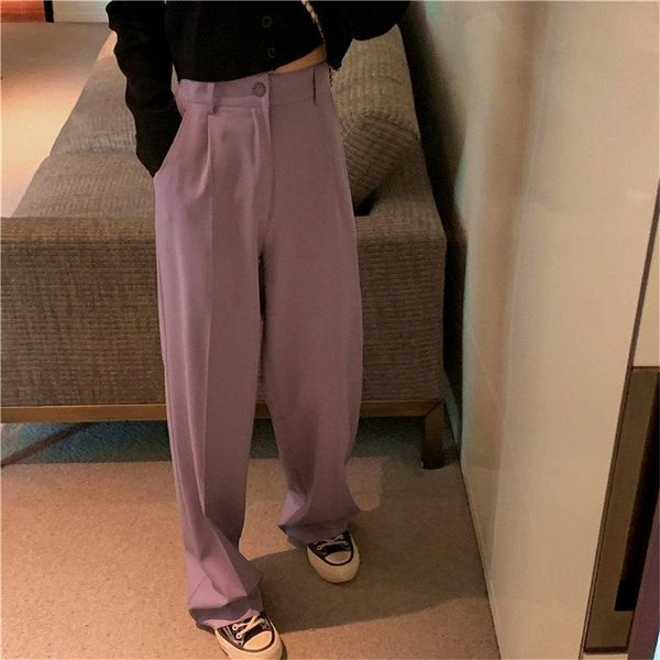 women's pants & capris hzirip large size full length straight high waist slim ol chic all match retro 2021 solid slender brief, Black;white
women's pants & capris hzirip large size full length straight high waist slim ol chic all match retro 2021 solid slender brief, Black;white