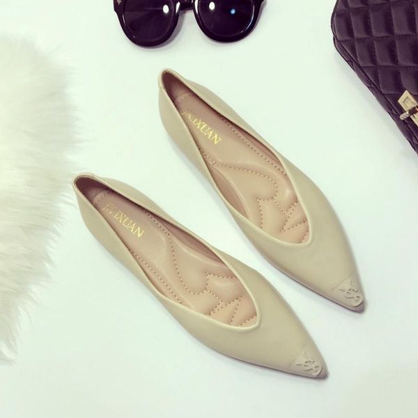 dress shoes spring style pointed head shallow mouth woman's shoe one foot covers casual to restore ancient ways soft bottom beans, Black
dress shoes spring style pointed head shallow mouth woman's shoe one foot covers casual to restore ancient ways soft bottom beans, Black