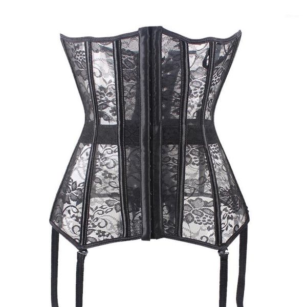 bustiers & corsets womens transparent lace underbust waist cincher garter corset bustier gothic slimming plus size s-6xl, Black;white
bustiers & corsets womens transparent lace underbust waist cincher garter corset bustier gothic slimming plus size s-6xl, Black;white