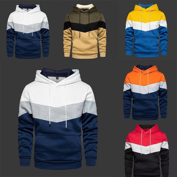 men's hoodies & sweatshirts sweater stitching fashion brand 2021 spring and autumn casual top, Black
men's hoodies & sweatshirts sweater stitching fashion brand 2021 spring and autumn casual top, Black