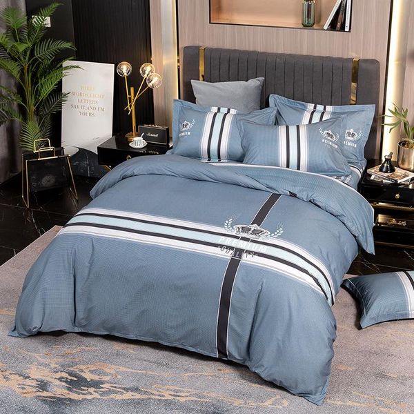 bedding sets full king crown 100%cotton 4pcs set duvet cover pillowcase flat bed sheet bedspreads home el bedclothes bedroom
bedding sets full king crown 100%cotton 4pcs set duvet cover pillowcase flat bed sheet bedspreads home el bedclothes bedroom