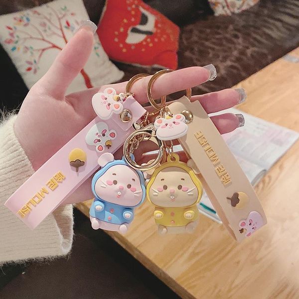 keychains fashion hani mouse cute pvc baby hamster key chain men and w0omen car bag hanging machine accessories ring, Silver
keychains fashion hani mouse cute pvc baby hamster key chain men and w0omen car bag hanging machine accessories ring, Silver