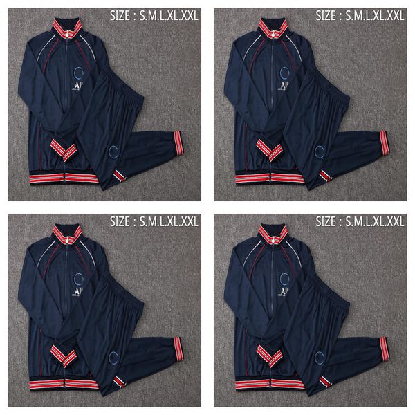 2021-22 paris tracksuit suits men sport wear jacket + pants football jeseys training suit quality, Black
2021-22 paris tracksuit suits men sport wear jacket + pants football jeseys training suit quality, Black