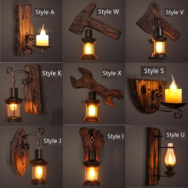 wall lamps retro indoor industrial led lights vintage lighting fixtures surface wood metal black decorative lamp luminaire
wall lamps retro indoor industrial led lights vintage lighting fixtures surface wood metal black decorative lamp luminaire