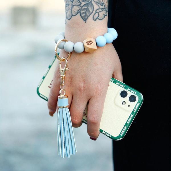 tassel keychain charms wood beads for keys wristlet bracelet pendant keyring women accessories bangle, Black
tassel keychain charms wood beads for keys wristlet bracelet pendant keyring women accessories bangle, Black