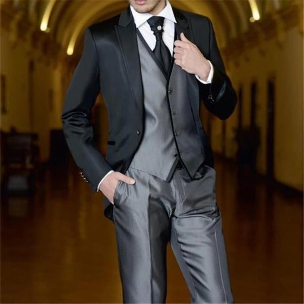 men's suits & blazers the latest high-quality slim tuxedo banquet suit groomsman custom wedding one-click groom dress (coat + pants ves, White;black
men's suits & blazers the latest high-quality slim tuxedo banquet suit groomsman custom wedding one-click groom dress (coat + pants ves, White;black