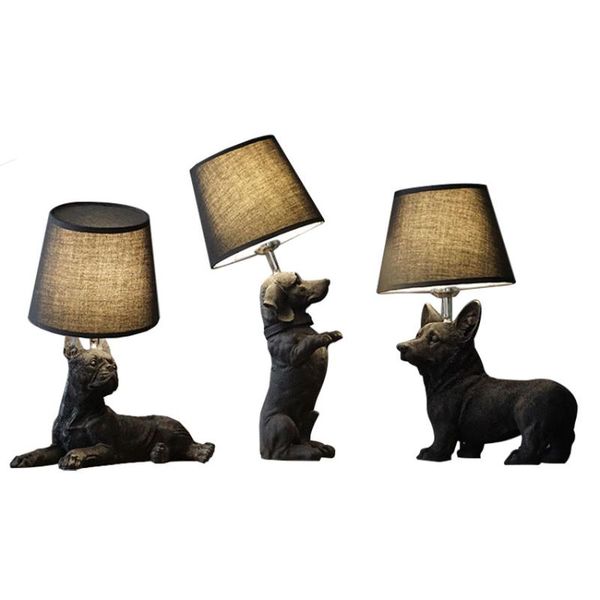 table lamps modern simple lights nordic led resin bedside lamp dog creative for bedroom lighting decoration
table lamps modern simple lights nordic led resin bedside lamp dog creative for bedroom lighting decoration