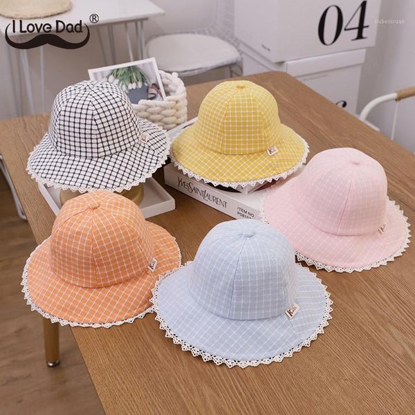 spring summer baby hats cute lace ruffle girls boys bucket cap solid color lattice outdoor beach kids sun hat fisherman hat1, Yellow
spring summer baby hats cute lace ruffle girls boys bucket cap solid color lattice outdoor beach kids sun hat fisherman hat1, Yellow