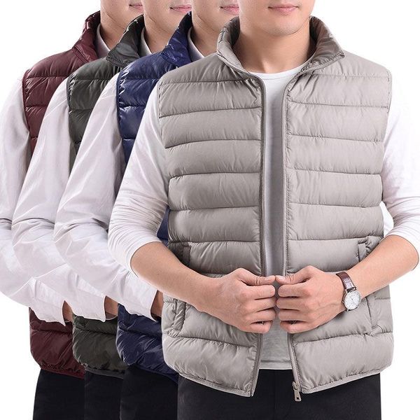 men's vests down cotton vest boys' light and thin stand collar autumn winter coat korean fashion handsome youth y634, Black;white
men's vests down cotton vest boys' light and thin stand collar autumn winter coat korean fashion handsome youth y634, Black;white
