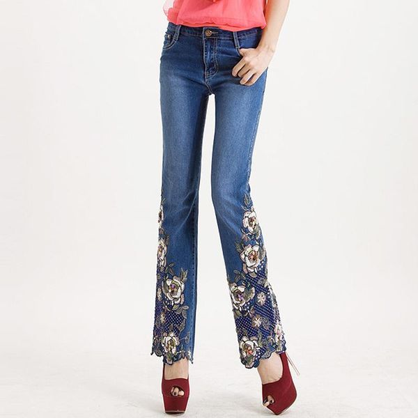 women's jeans ferzige trousers handmade beading slim fit pants embroidery women high waist casual female, Blue
women's jeans ferzige trousers handmade beading slim fit pants embroidery women high waist casual female, Blue