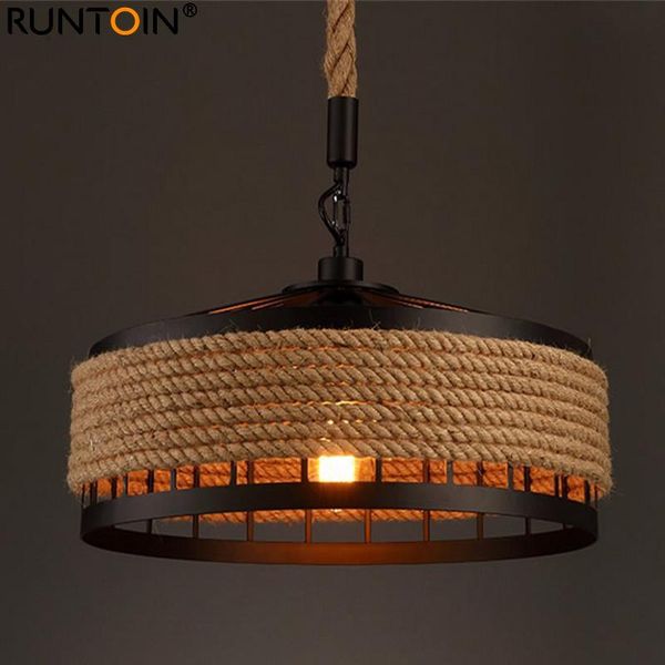 pendant lamps vintage industrial rope ceiling lamp home bar restaurant round chandelier decorative night light (without bulb)
pendant lamps vintage industrial rope ceiling lamp home bar restaurant round chandelier decorative night light (without bulb)
