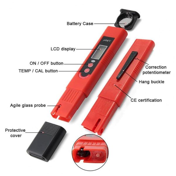 watering equipments red useful high precise sensitivity ph meter lcd display water quality agile probe for drinking
watering equipments red useful high precise sensitivity ph meter lcd display water quality agile probe for drinking