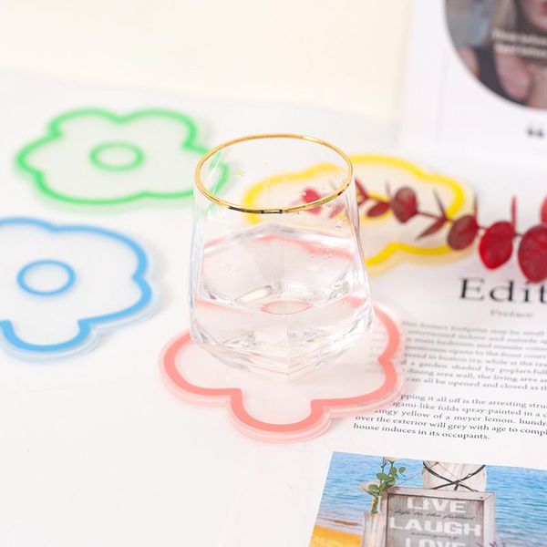 mats & pads creative cute flower shaped transparent household acrylic non-slip heat-resistant cup mat multi-colors option
mats & pads creative cute flower shaped transparent household acrylic non-slip heat-resistant cup mat multi-colors option