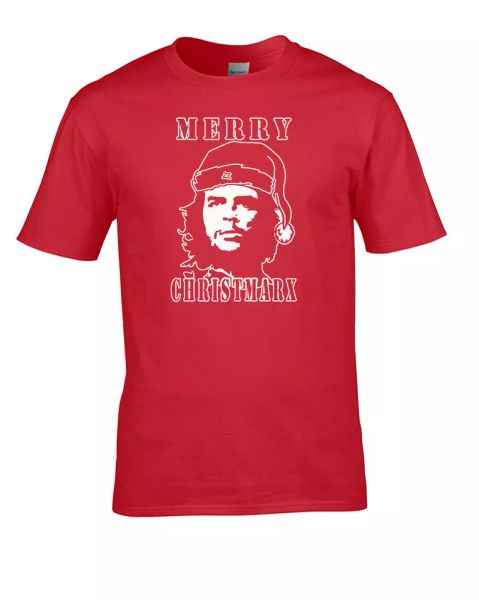 che christmarx- che guevara santa claus- men's t-shirt, White;black