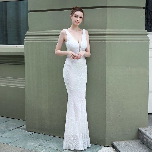 luxury party evening dress 16563# 2021 sequin fishtail long performance net red activity banquet car model etiquette evening, White;pink
luxury party evening dress 16563# 2021 sequin fishtail long performance net red activity banquet car model etiquette evening, White;pink