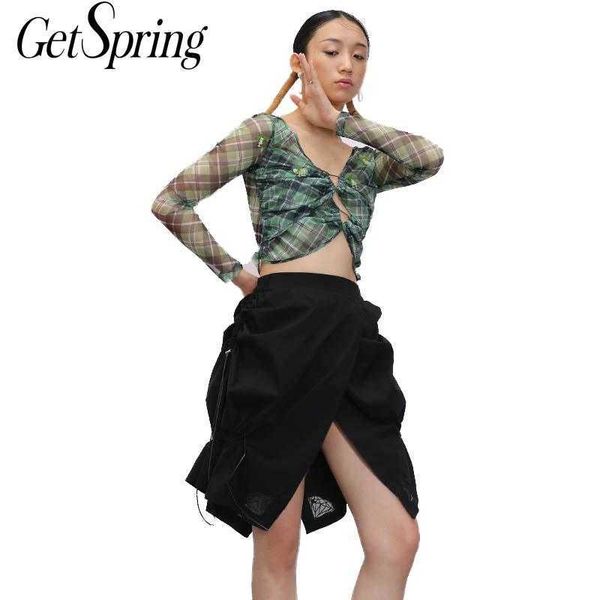 getsoring women skirt drawstring hollow out irregular black skirts asymmetry high waist woman clothes 210601
getsoring women skirt drawstring hollow out irregular black skirts asymmetry high waist woman clothes 210601