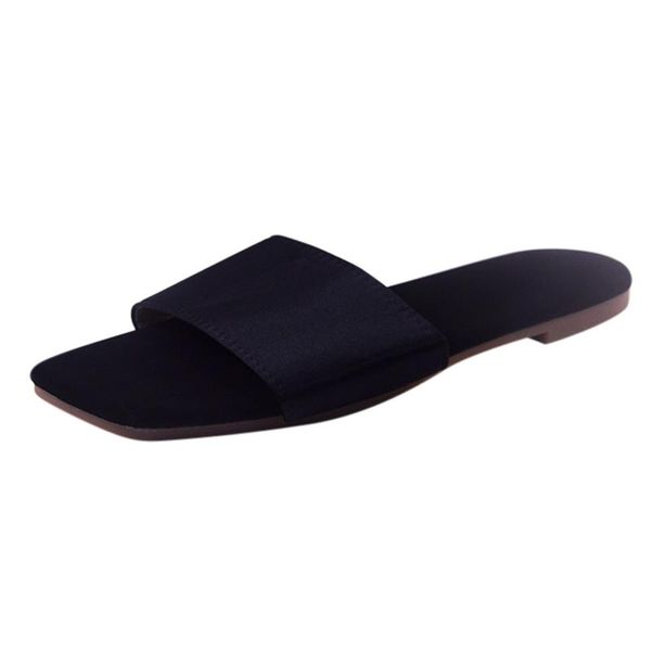women's summer slippers, beach leisure, breathable solid color sandals, household flat-soled convenient slippers flat, Black
women's summer slippers, beach leisure, breathable solid color sandals, household flat-soled convenient slippers flat, Black