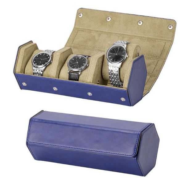 watch boxes & cases 3 slots roll portable storage box vintage leather display hexagonal slid in out jewelry organizers gift, Black;blue
watch boxes & cases 3 slots roll portable storage box vintage leather display hexagonal slid in out jewelry organizers gift, Black;blue