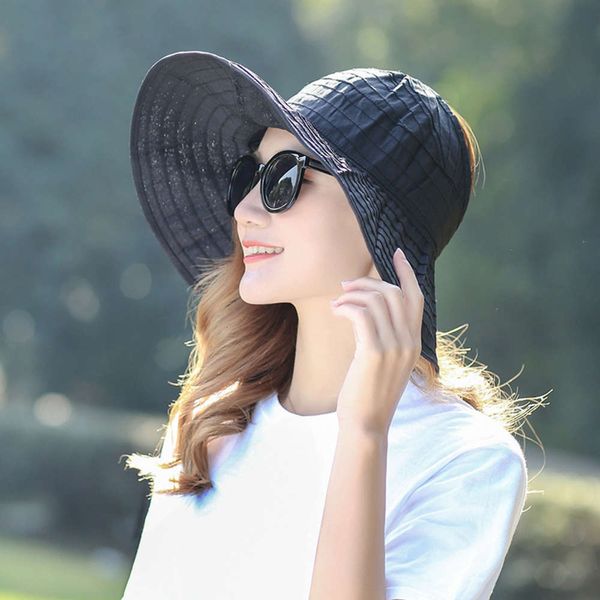 sun hat pure autumn and winter beach women's creative protection folding outdoor sun hat, Blue;gray
sun hat pure autumn and winter beach women's creative protection folding outdoor sun hat, Blue;gray