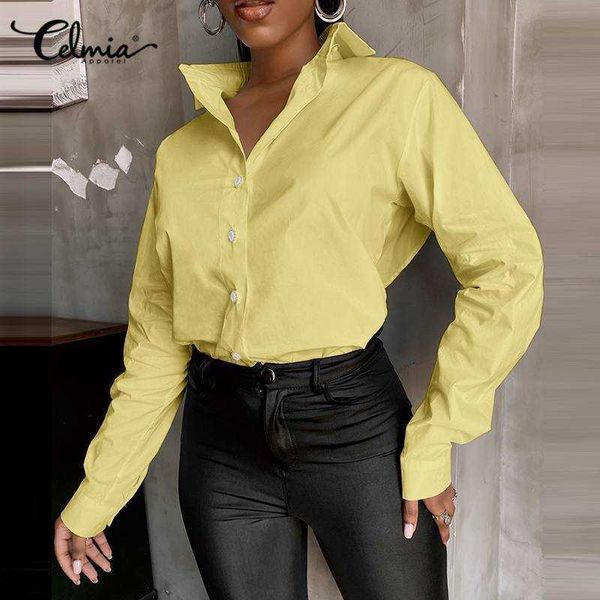 women's blouses & shirts blouses celmia backless hollow out ruffles women fashion casual buttons lapel solid shirt spring long sleeve l, White
women's blouses & shirts blouses celmia backless hollow out ruffles women fashion casual buttons lapel solid shirt spring long sleeve l, White