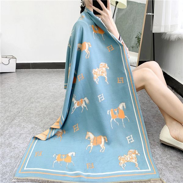 tippet muffler scarf 2021 spring and autumn scarf women's versatile imitation cashmere thickened warm long air-conditioned room shawl, Blue;gray
tippet muffler scarf 2021 spring and autumn scarf women's versatile imitation cashmere thickened warm long air-conditioned room shawl, Blue;gray