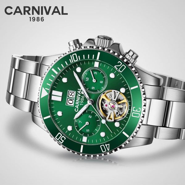 wristwatches fashion tourbillon automatic watch men carnival swim sport waterproof calendar sapphire stainless steel reloj, Slivery;brown
wristwatches fashion tourbillon automatic watch men carnival swim sport waterproof calendar sapphire stainless steel reloj, Slivery;brown