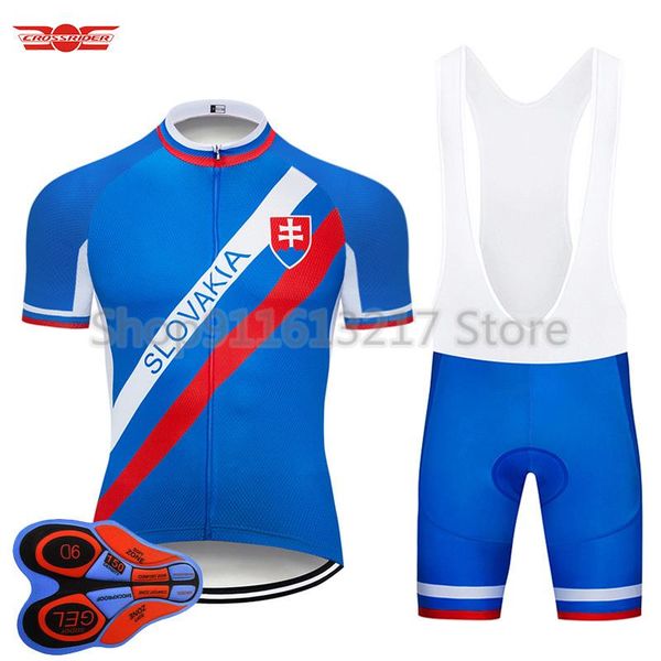 crossrider 2021 team slovakia cycling jersey gel bib set mtb bicycle clothing bike wear breathable mens short maillot culotte racing sets, Black;blue
crossrider 2021 team slovakia cycling jersey gel bib set mtb bicycle clothing bike wear breathable mens short maillot culotte racing sets, Black;blue