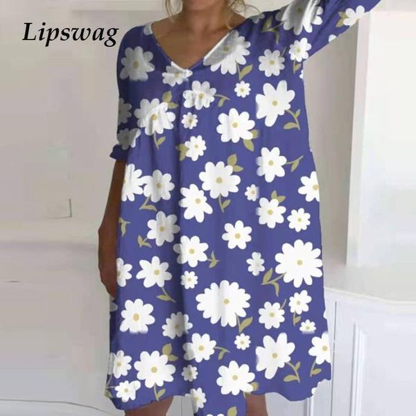 casual dresses 3xl women elegant floral print long sleeve dress v-neck bohemian party ladies fashion loose harajuku mujer, Black;gray
casual dresses 3xl women elegant floral print long sleeve dress v-neck bohemian party ladies fashion loose harajuku mujer, Black;gray
