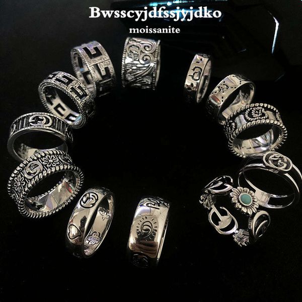 ring gujia double g couple women's 925 sterling silver indifference classic carving trend fashion pair
ring gujia double g couple women's 925 sterling silver indifference classic carving trend fashion pair
