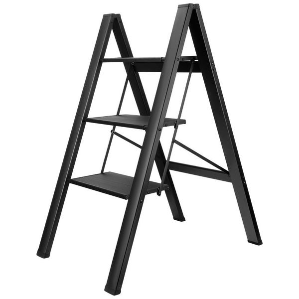 hooks & rails folding step ladder 200kg maximum load multi-functional aluminium 3 stool anti-slip safety
hooks & rails folding step ladder 200kg maximum load multi-functional aluminium 3 stool anti-slip safety