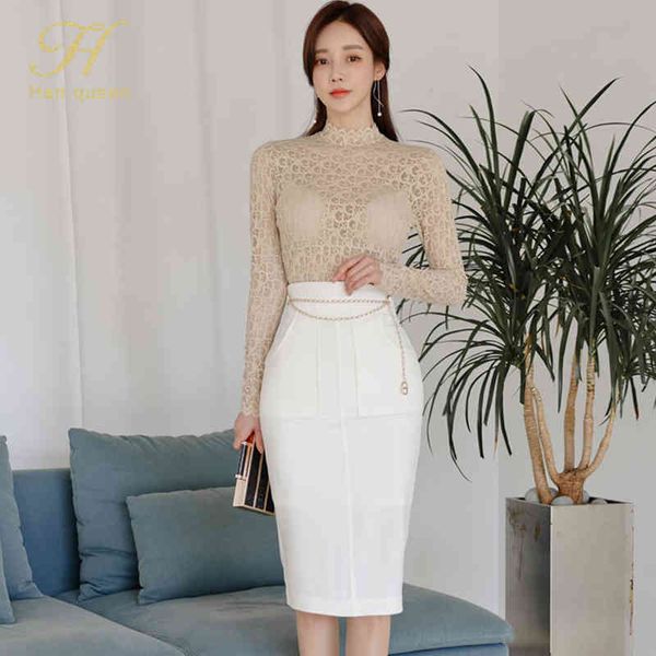 dresses 2 pieces set women korean slim lace long sleeve shirts and high waist sheath pencil skirts office lady skirt suit, Black;gray
dresses 2 pieces set women korean slim lace long sleeve shirts and high waist sheath pencil skirts office lady skirt suit, Black;gray