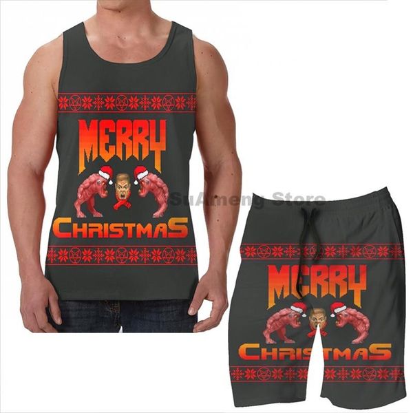 men's tracksuits summer funny print men tank women christmas sweater for doomguy beach shorts sets fitness vest, Gray
men's tracksuits summer funny print men tank women christmas sweater for doomguy beach shorts sets fitness vest, Gray