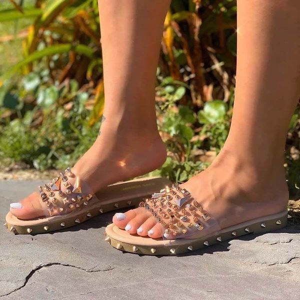 slippers fashion punk women rivet summer flat heel platform peep toe slides beach outdoor 2021 ladies shoes zapatos de mujer, Black
slippers fashion punk women rivet summer flat heel platform peep toe slides beach outdoor 2021 ladies shoes zapatos de mujer, Black
